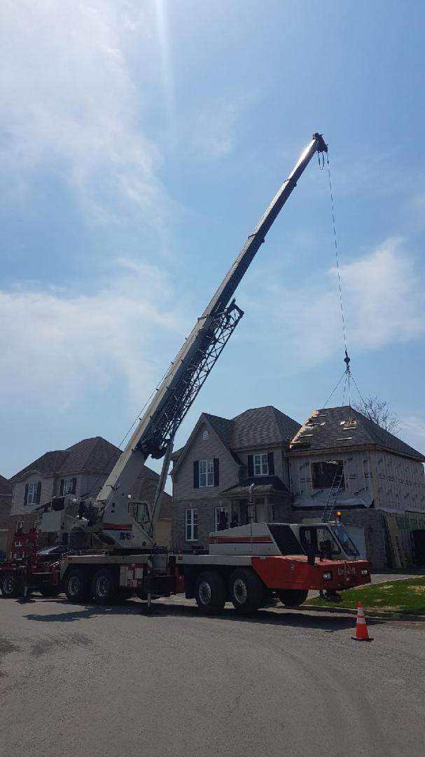 Des grues de levage à louer Grand Montréal