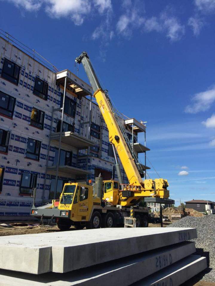 Des grues à louer Grand Montréal